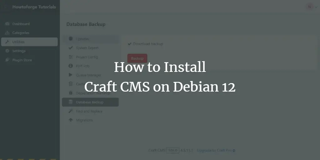 How to Install Craft CMS on Debian 12