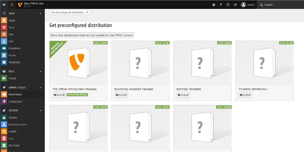 How to Install Typo3 CMS on Debian 9