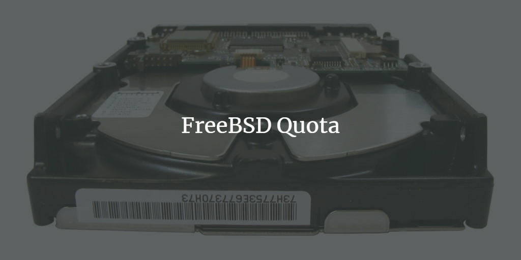 FreeBSD Quota Tutorial