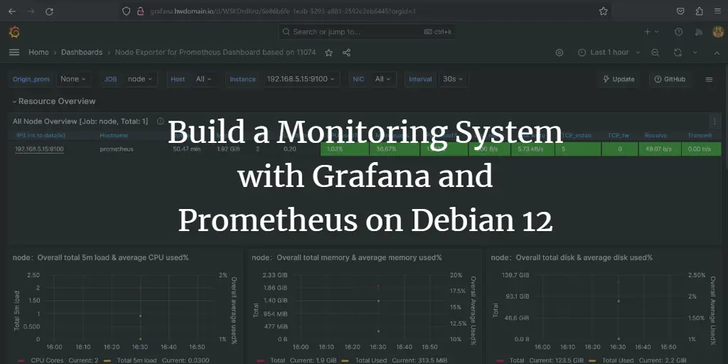 Build a Monitoring System with Grafana and Prometheus on Debian 12