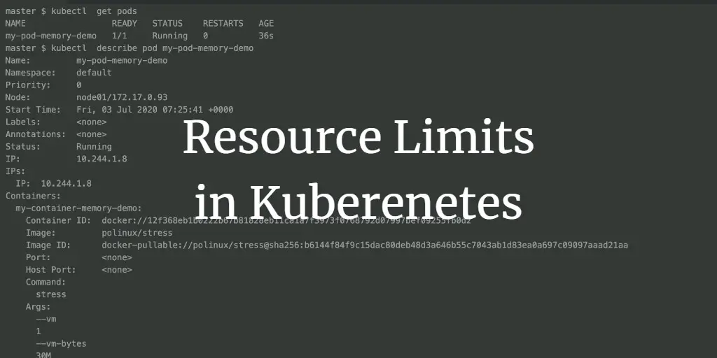 Resource Limits in Kubernetes