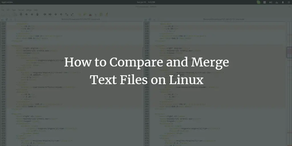 How to Compare and Merge Text Files on Linux