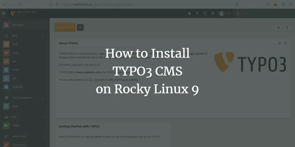How to Install TYPO3 CMS on Rocky Linux 9