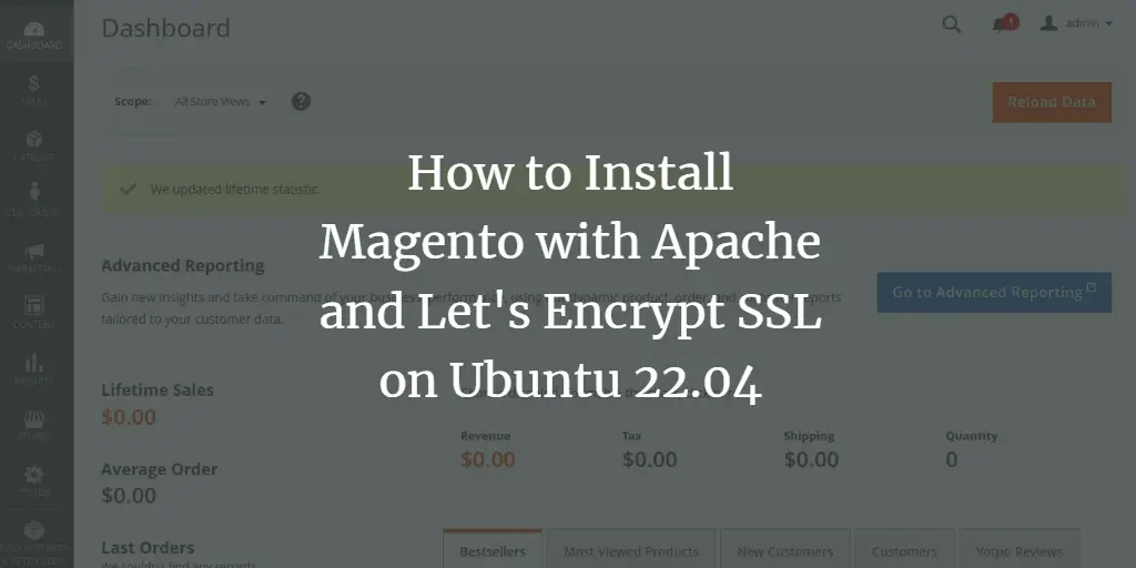 How to Install Magento with Apache and Let's Encrypt SSL on Ubuntu 22.04