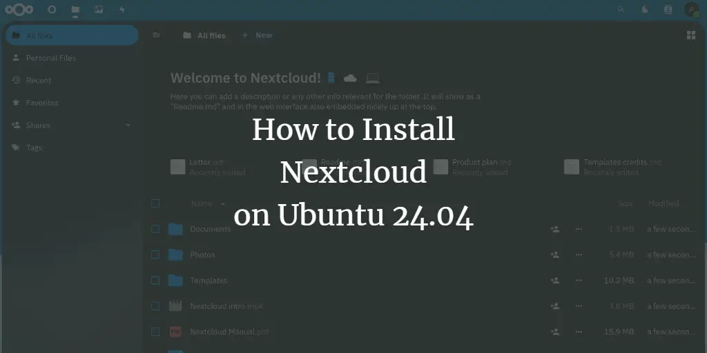 How to Install Nextcloud on Ubuntu 24.04 Server