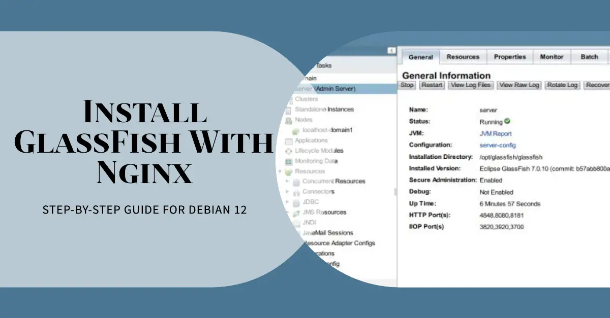 How to Install GlassFish Application Server with Nginx Reverse Proxy on Debian 12